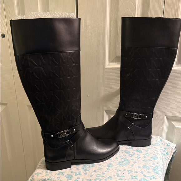 Michael Kors Black Over the Knee Boots - Picture 2 of 7